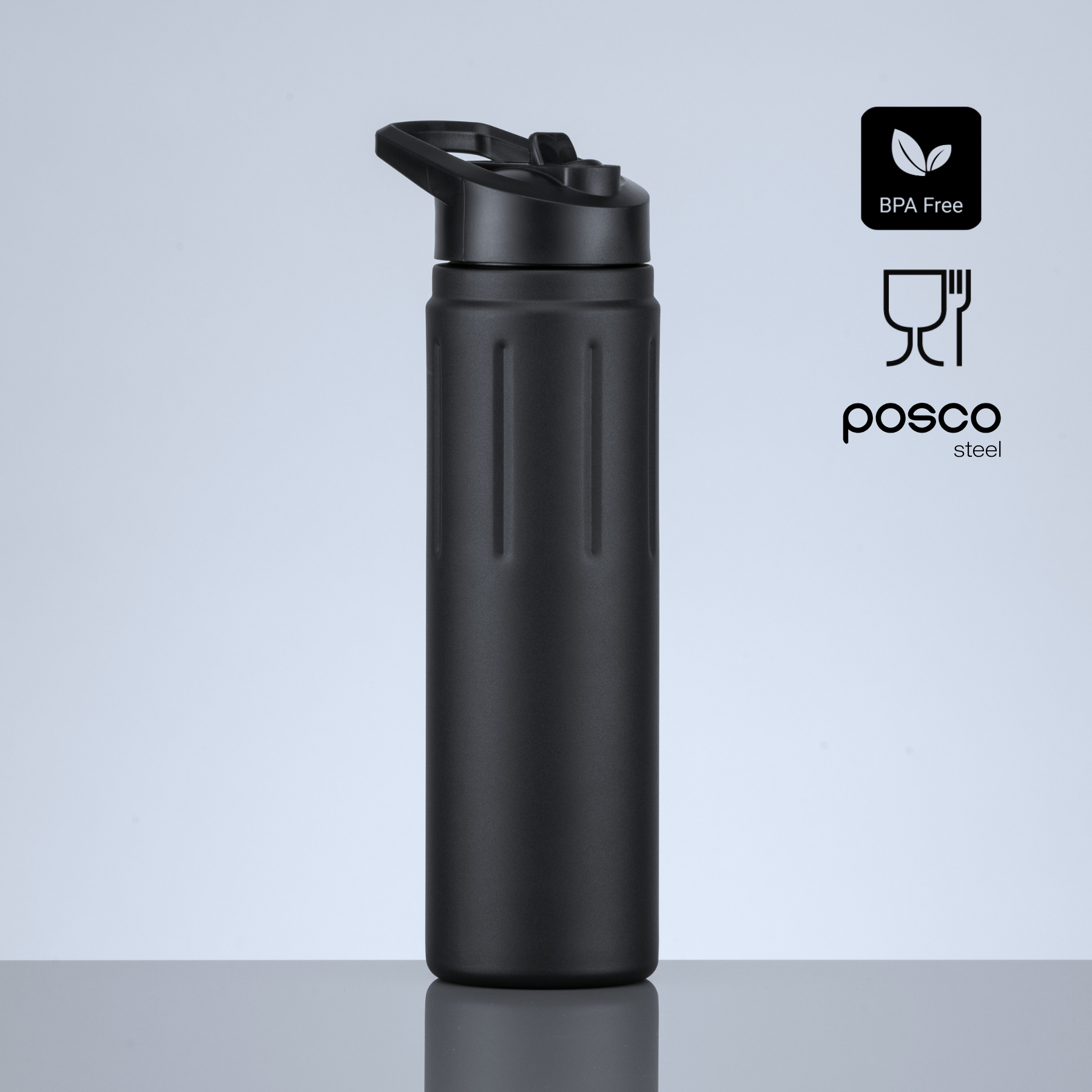 Scandic steel water bottle with copper layer, 750 ml