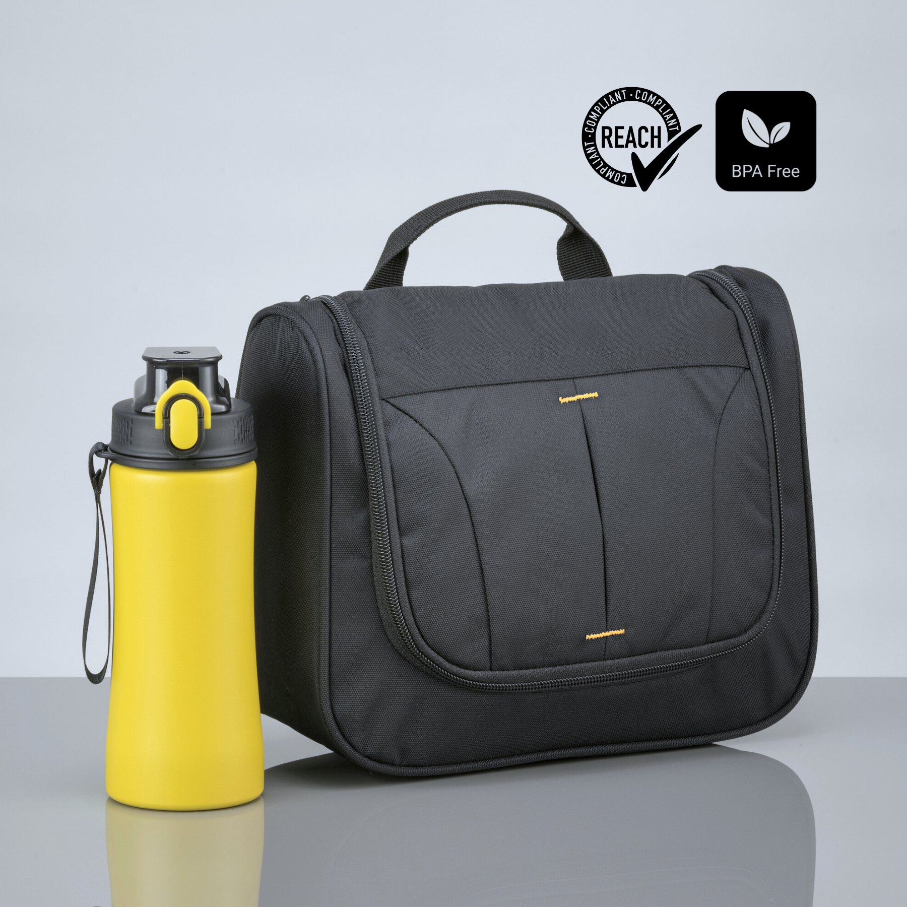 Primo Urban Set: cosmetic bag & water bottle 550 ml