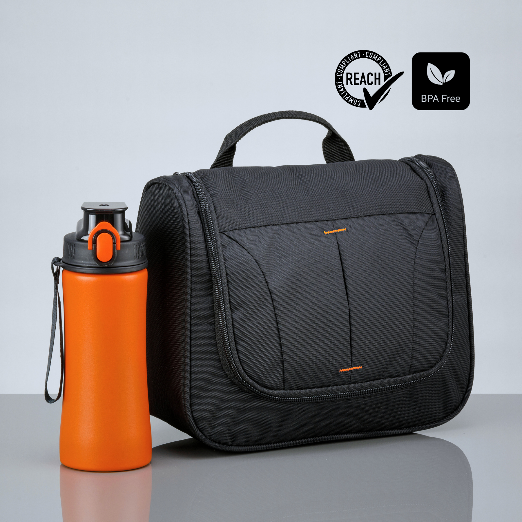 Primo Urban Set: cosmetic bag & water bottle 550 ml