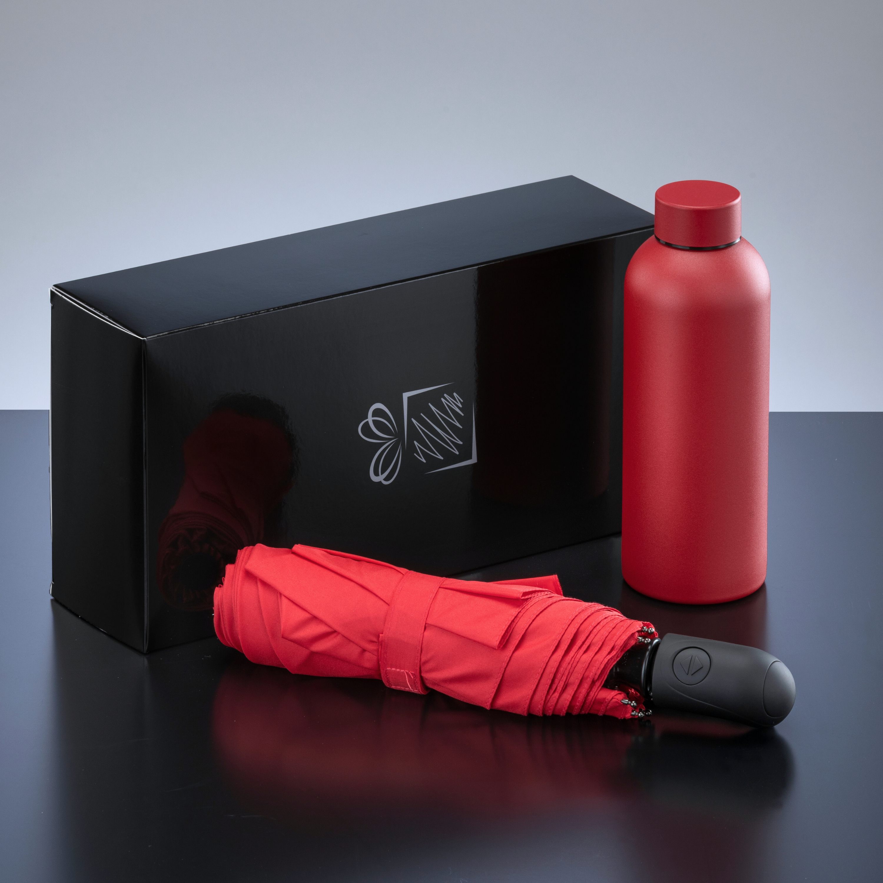 ACTIVE SET: THERMAL WATER BOTTLE AND AUTOMATIC UMBRELLA