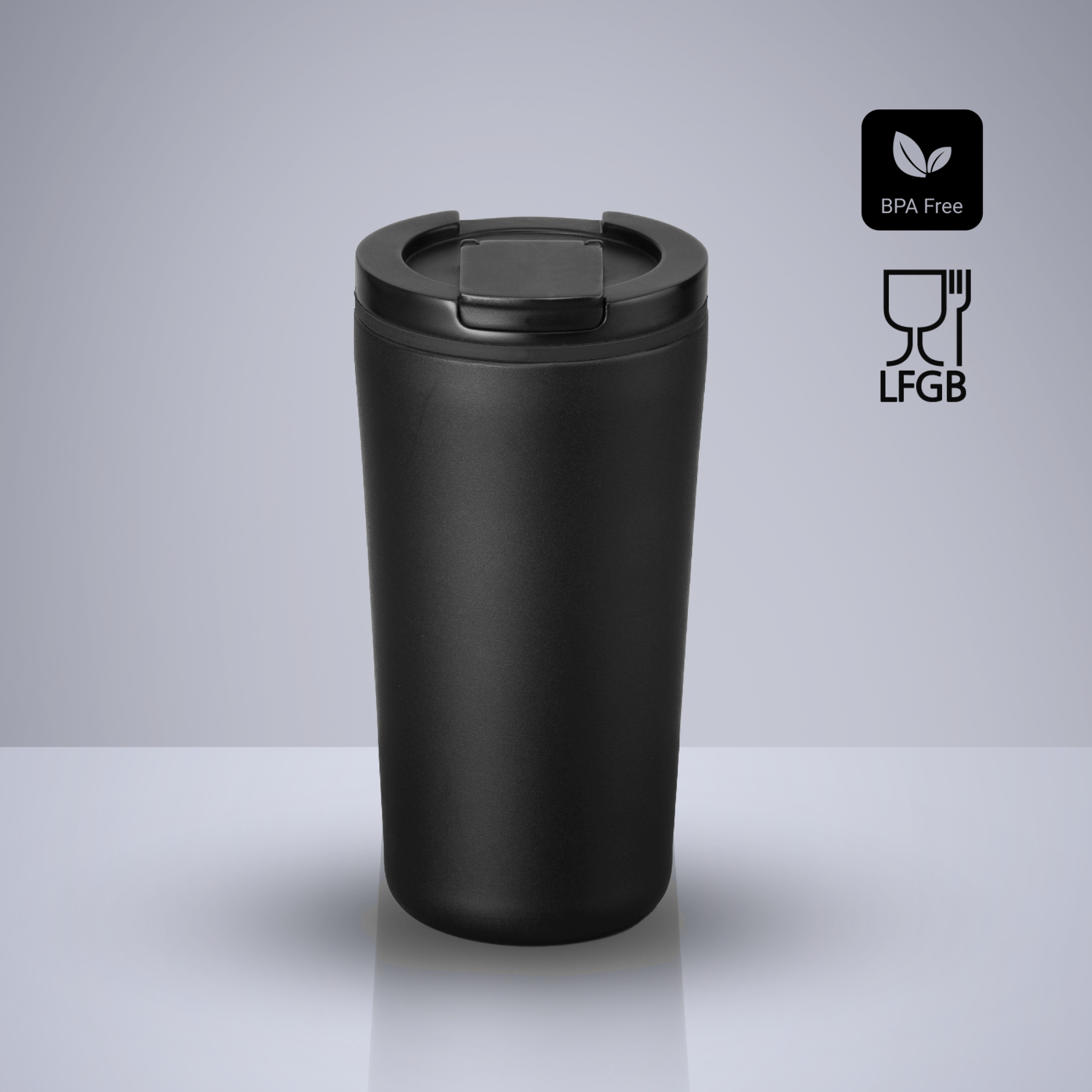 Dynamic coffee mug with copper layer, 370 ml