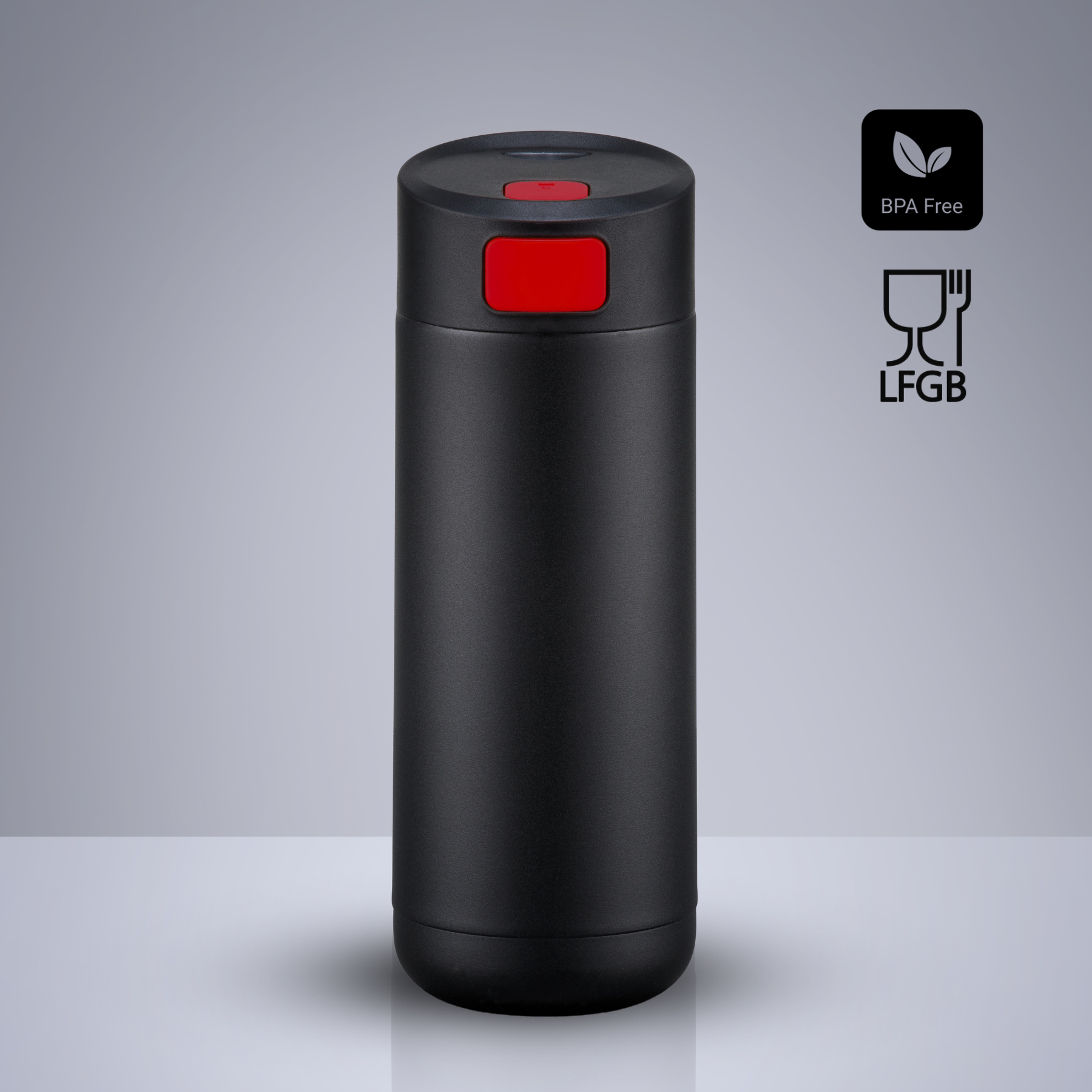 Expedition thermal mug with copper layer, 450 ml