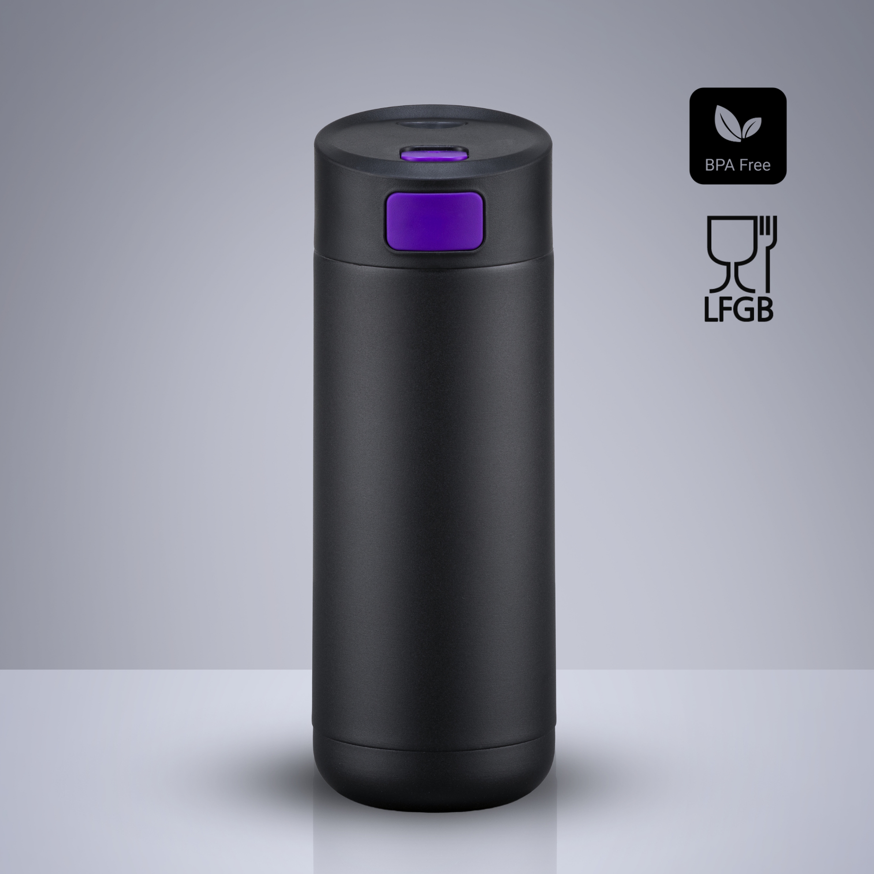 Expedition thermal mug with copper layer, 450 ml