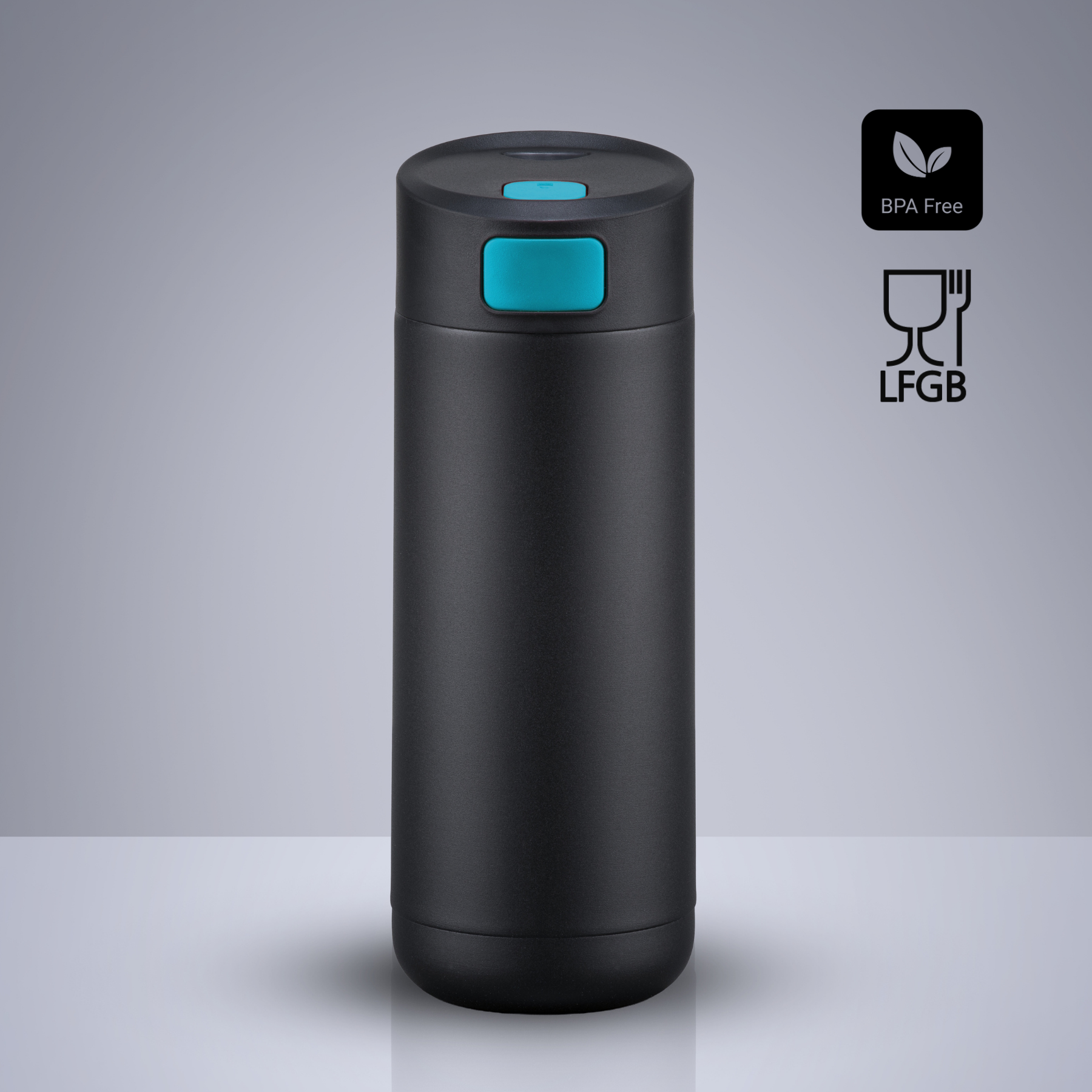 Expedition thermal mug with copper layer, 450 ml