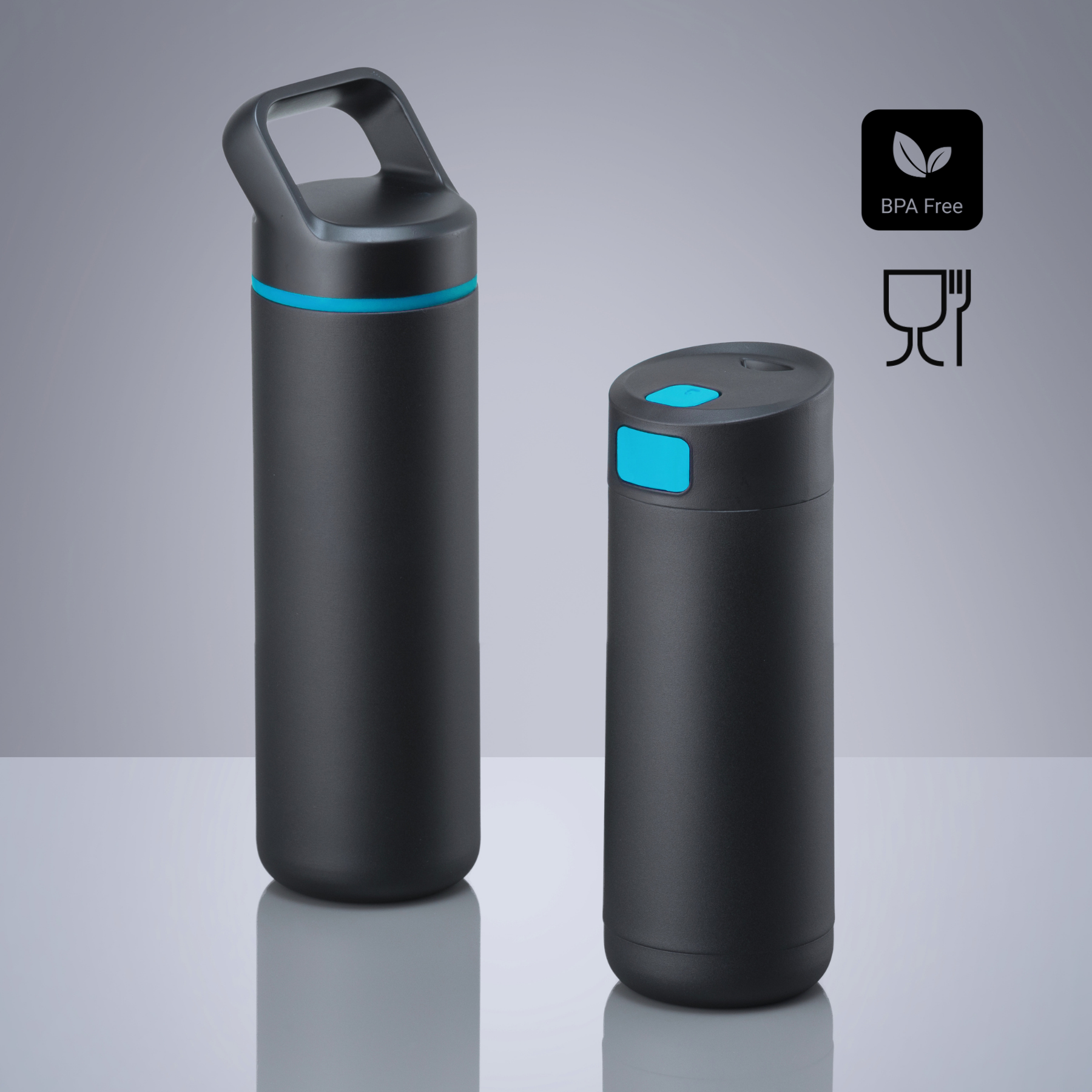 Expedition Set: coffee mug 450 ml & steel water bottle 650 ml