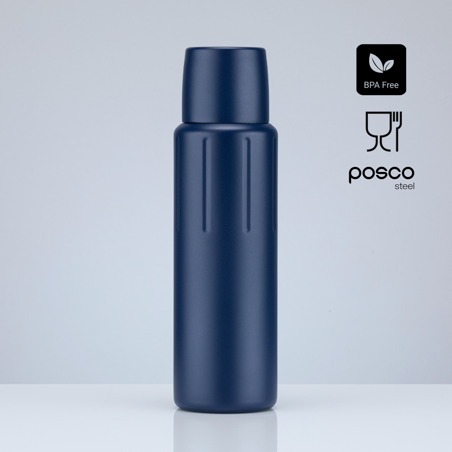 Scandic stainless vacuum flask with copper layer, 750 ml