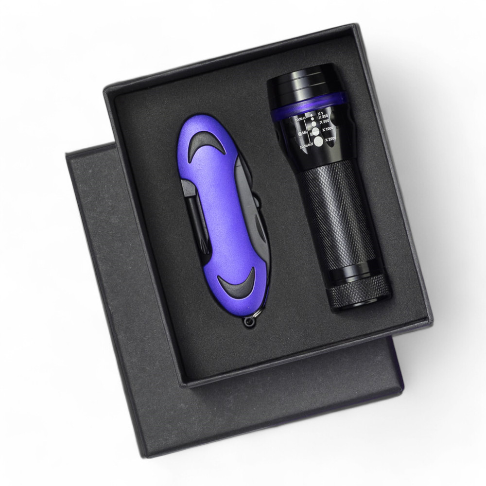 Set Colorado I: led torch & pocket knife