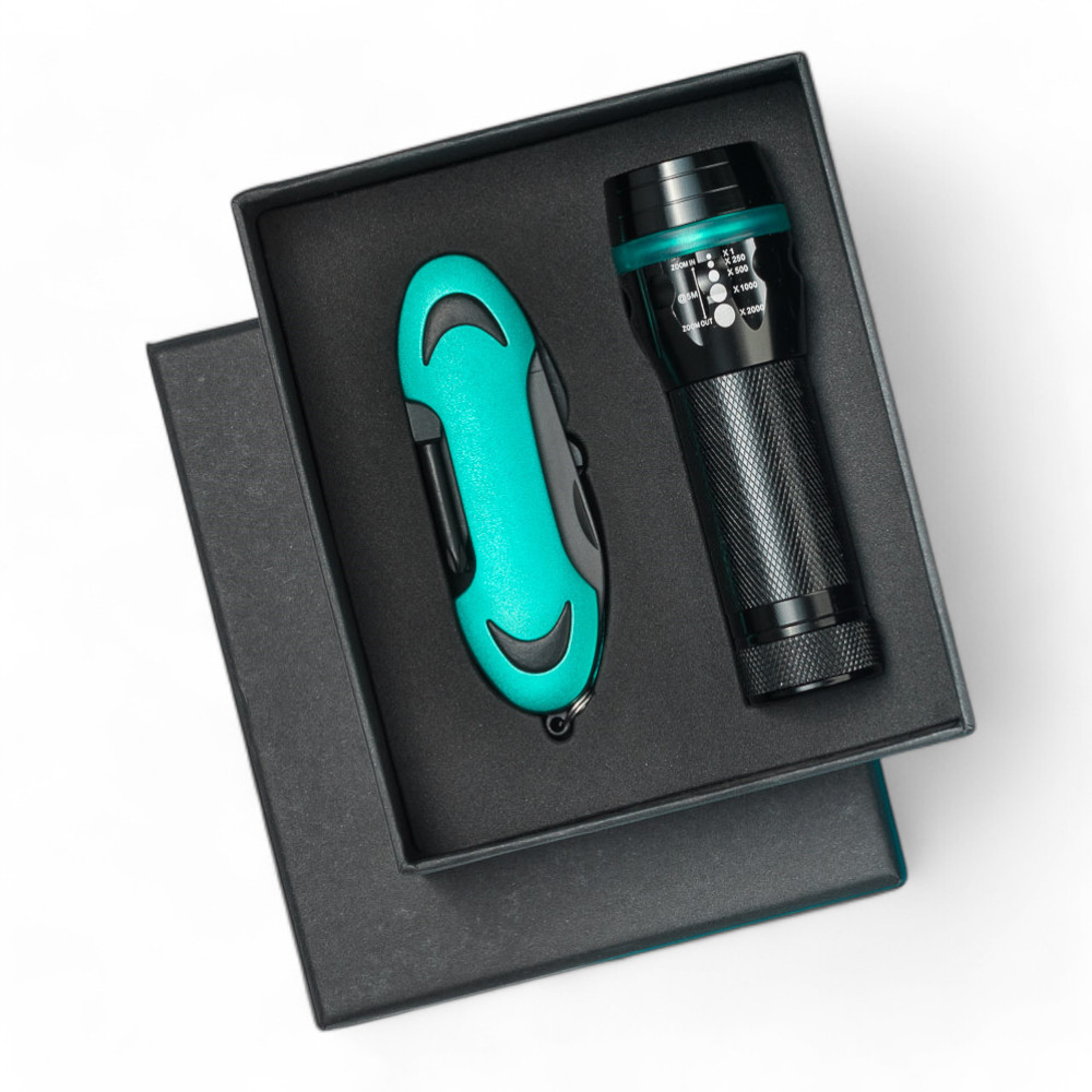 SET COLORADO I: LED TORCH AND A POCKET KNIFE