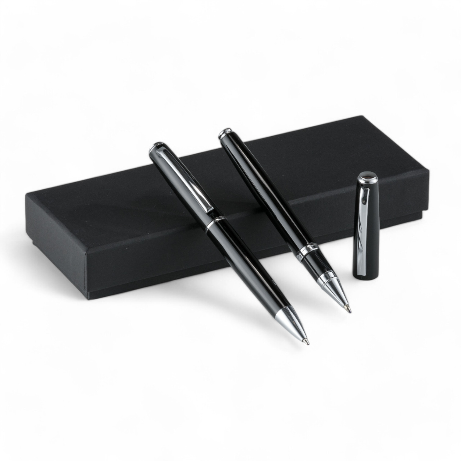 Metal Set: pen and ballpoint pen